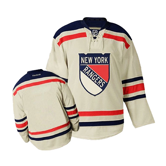 طباعة فينيل New York Rangers Blank 2012 Winter Classic Cream Jersey مستلزمات حفلات الرياض
